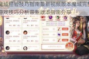 魔域经验技巧指南最新视频版本魔域完整游戏技巧分析最新版本指南分享